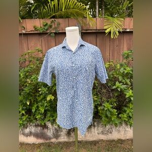 Men’s Tori Richard Shark Tank Shirt Size XS Made in Hawaii 🌺